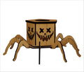Spider Wooden Candle Holder