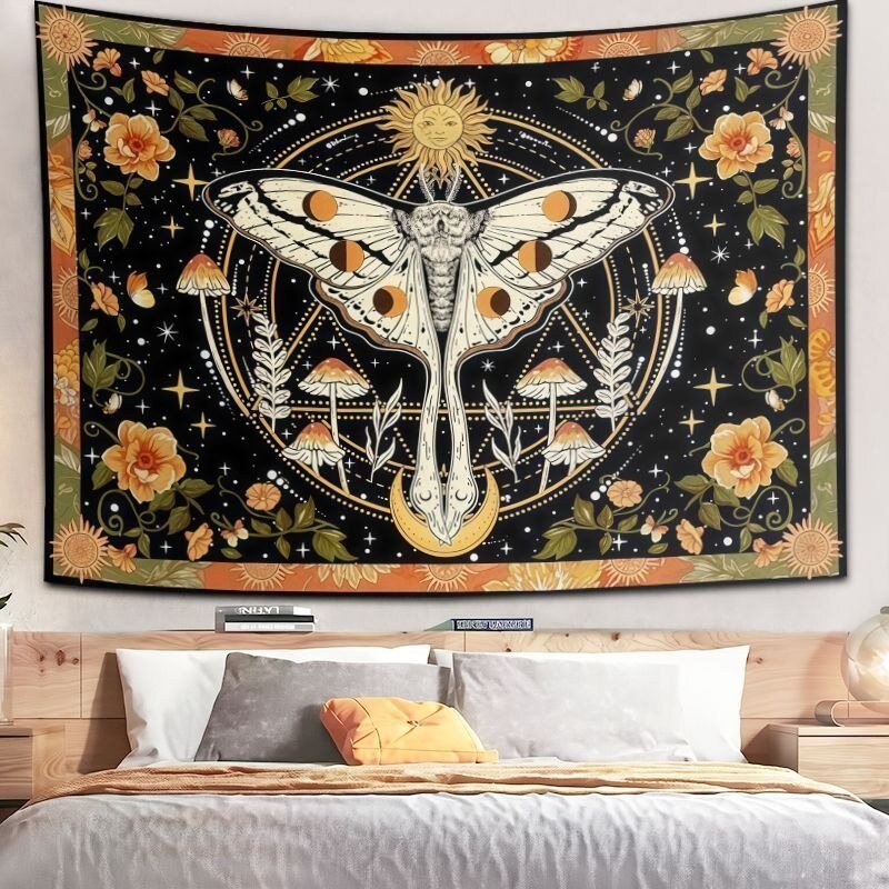 Boho Mandala Floral Wall Tapestry Beach Decor