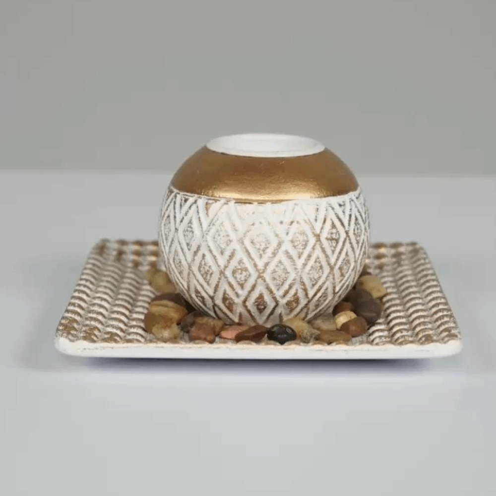 Tray Spherical Candle Holder