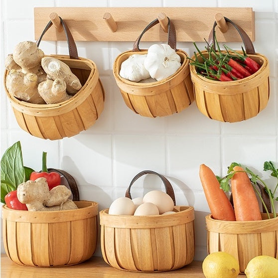 Natural Bamboo Woven Multi-use Storage Basket