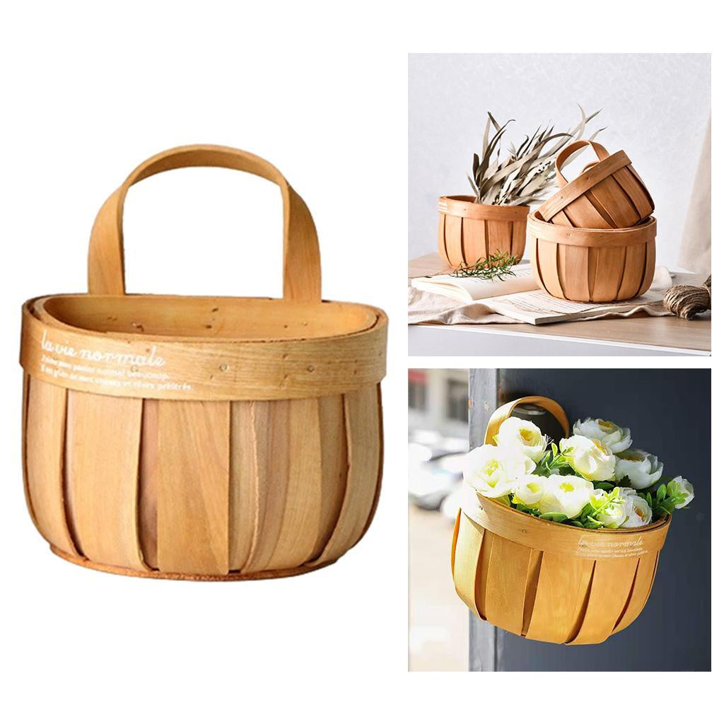 Natural Bamboo Woven Multi-use Storage Basket