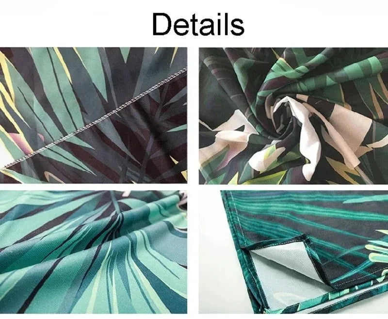 Boho Mandala Green Floral Wall Tapestry Bedroom Decor
