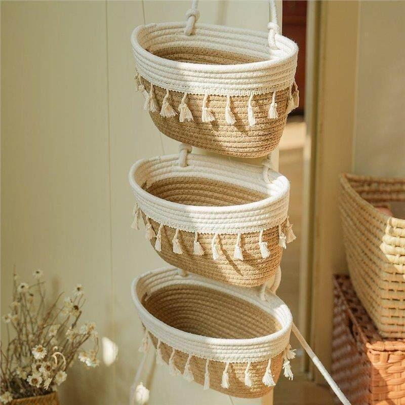 Woven Wall Hanging Storage Basket