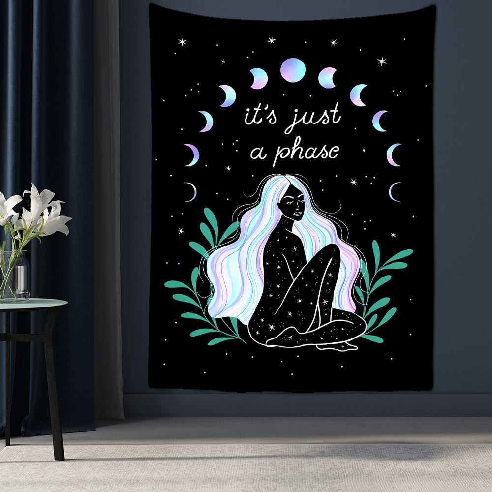 Bohemian Mandala Moon Lace Wall Tapestry Home Decor