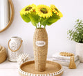 Natural Seagrass Woven Plant Storage Wood Basket Decor