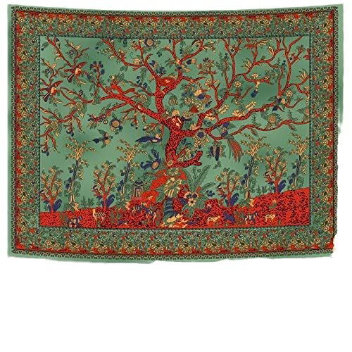Vintage Mandala Tree Wall Tapestry Bedroom Boho Decor