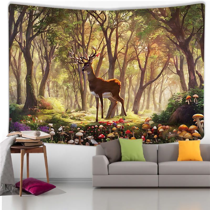 Vintage Boho Tree Wall Tapestry Bedroom Sofa Decor